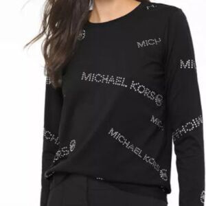 **SOLD**  MICHAEL Kors Cotton Embellished Top NWT